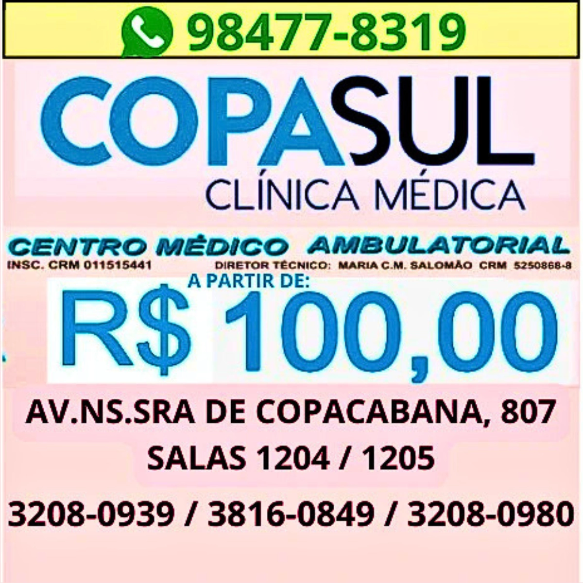 copasul clinica medica popular em copacabana 2026 https://clinicamedicamedsulcopacabana.com/a-clinica/